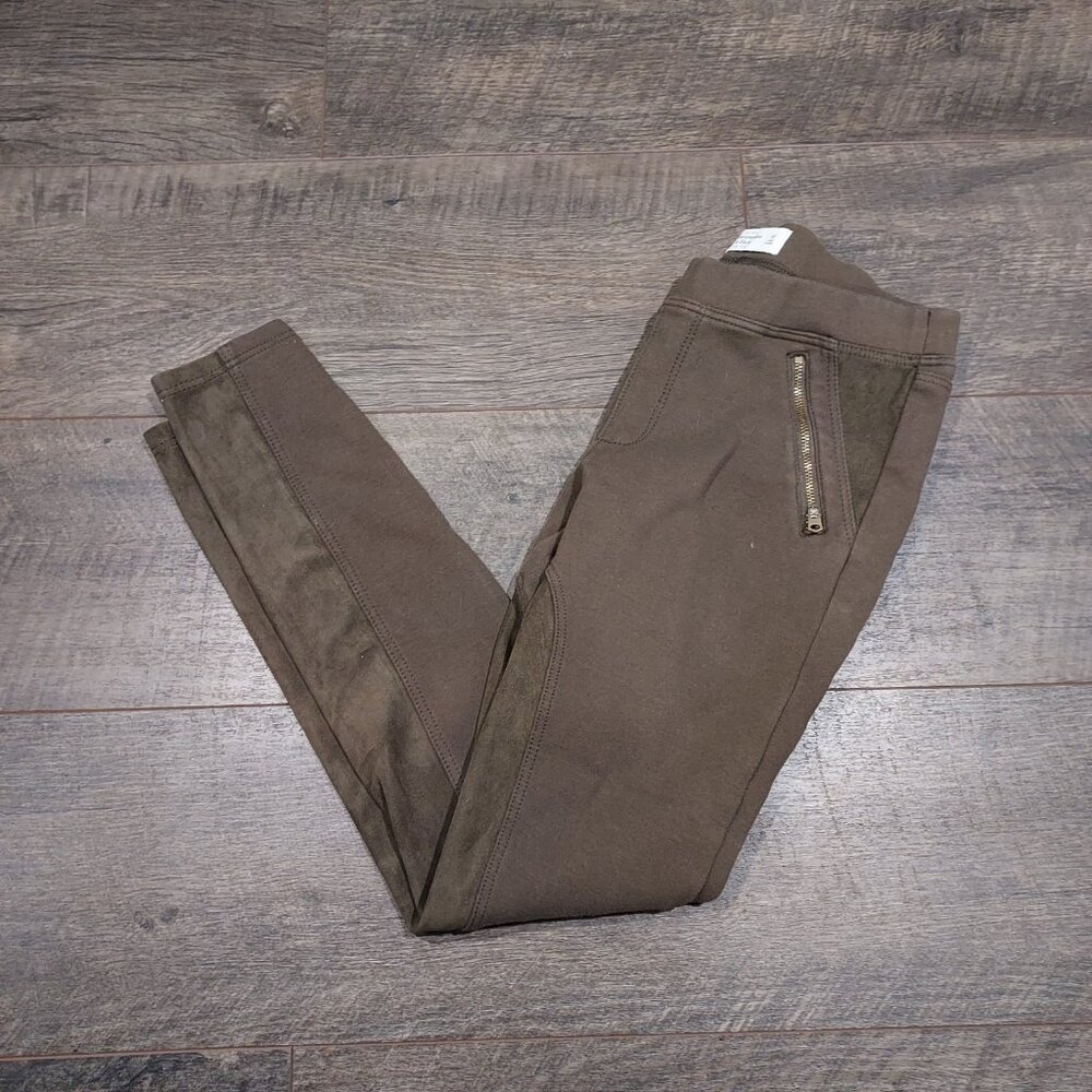 Abercrombie & Fitch Pants Youth Medium Brown Riding Equestrian Leggings - Picture 2 of 9